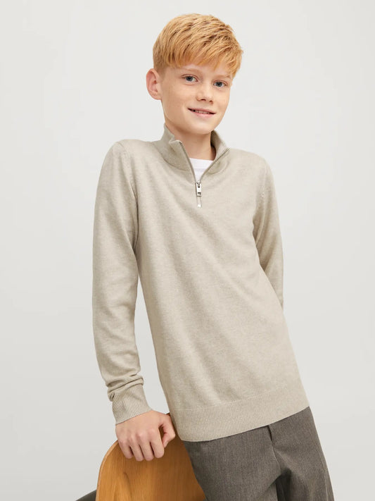 JJEEMIL KNIT HALF ZIP
