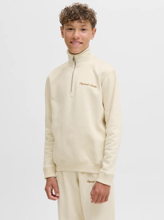 JORNORREBRO EMB SWEAT HIGH NECK
