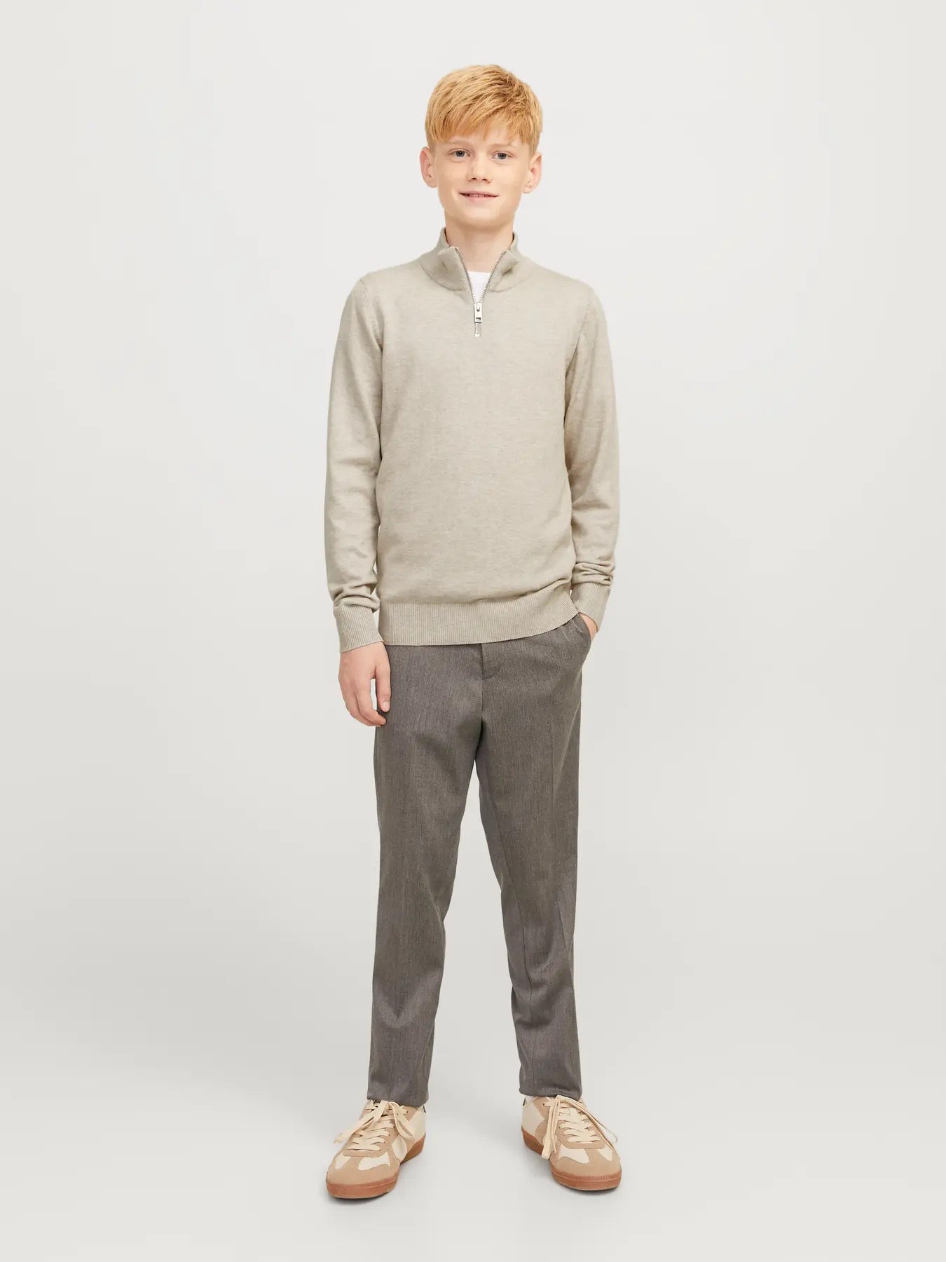 JJEEMIL KNIT HALF ZIP
