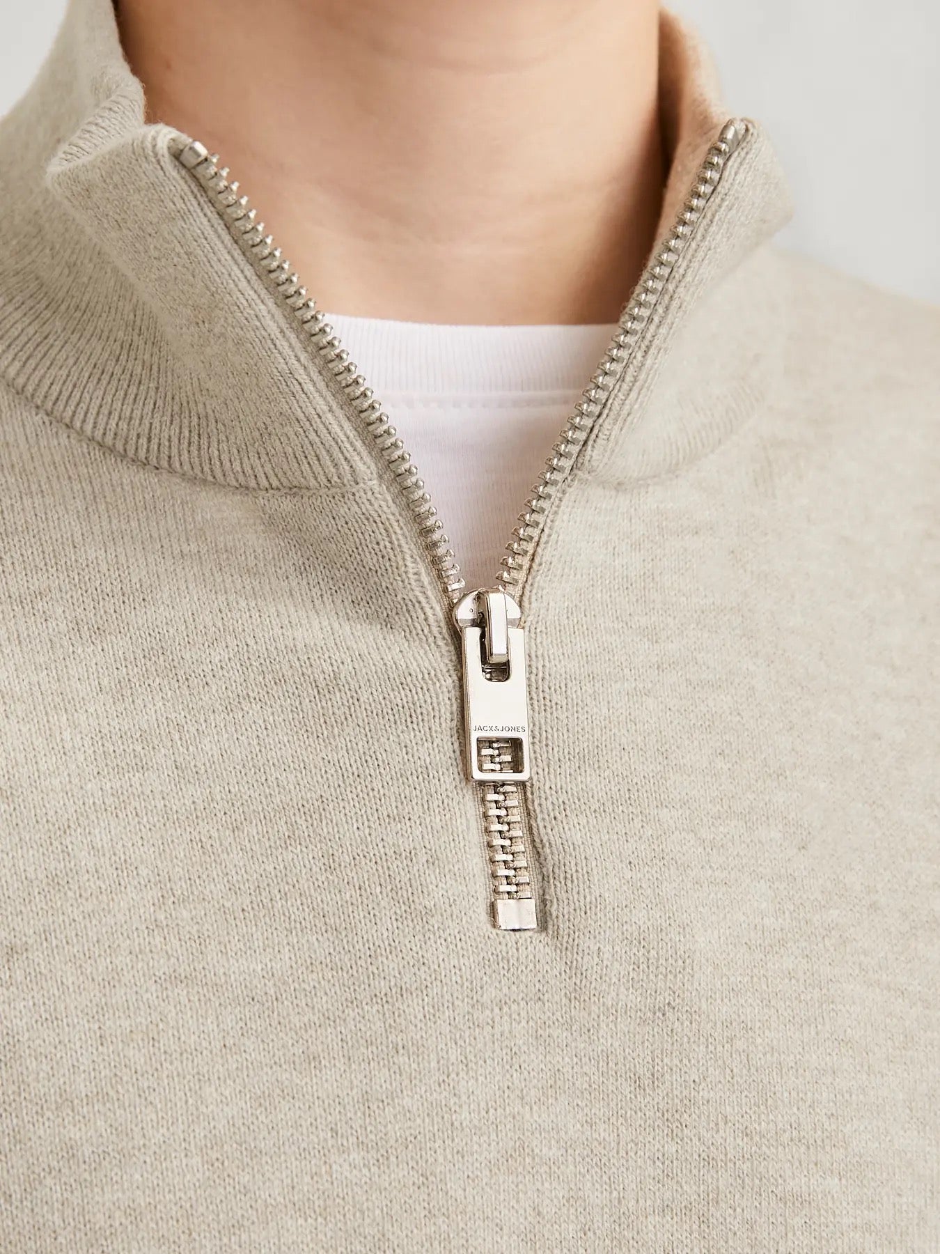 JJEEMIL KNIT HALF ZIP