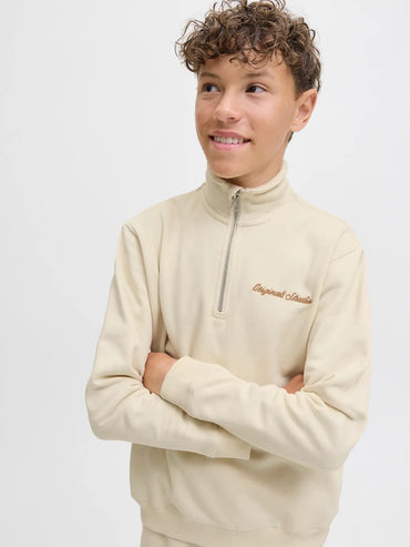 JORNORREBRO EMB SWEAT HIGH NECK