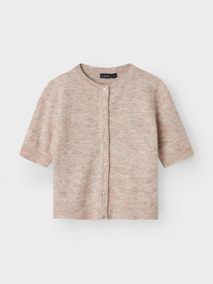 NLFLODET SS SHORT KNIT CARDIGAN