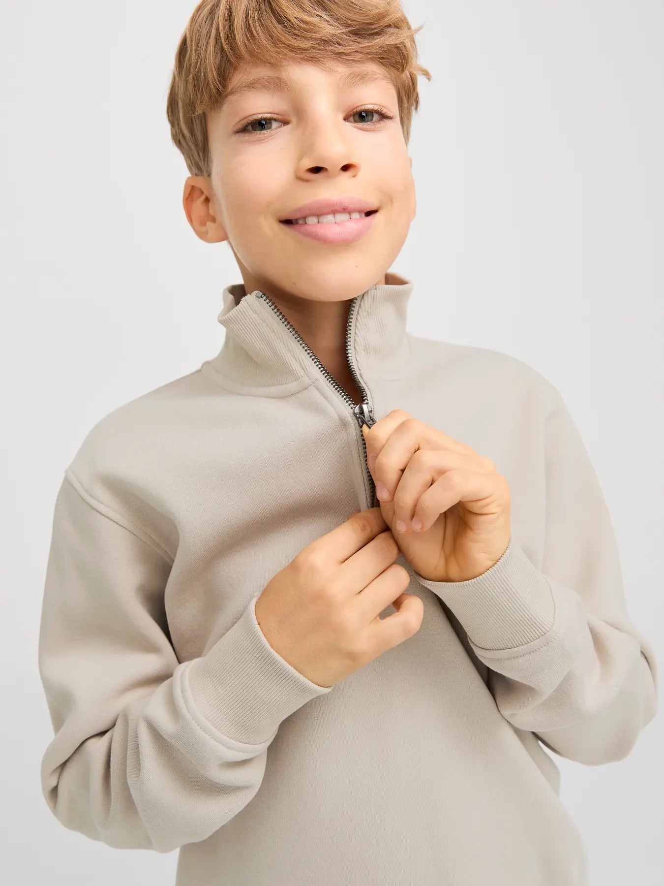JJEBRADLEY SWEAT HALF ZIP